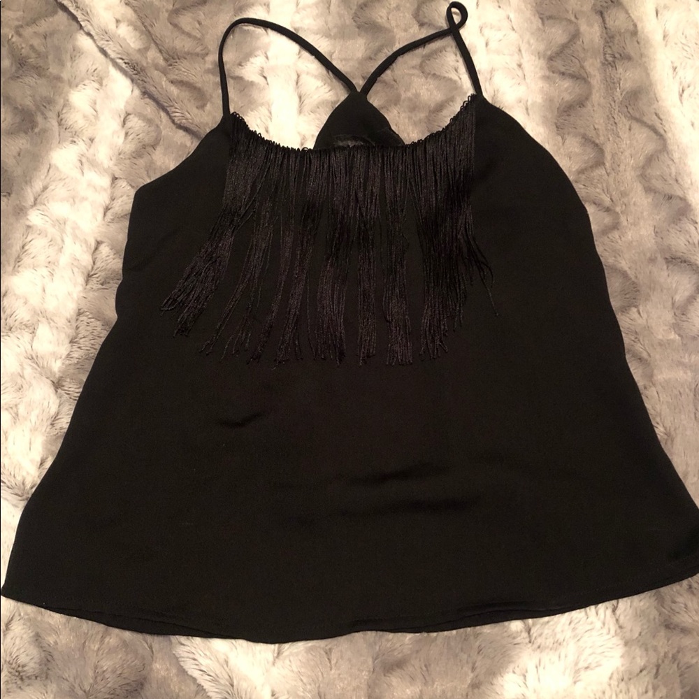 H&M cami with fringe detail💕